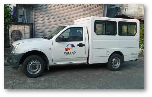 The vehicle originally used to transport children and families to treatment