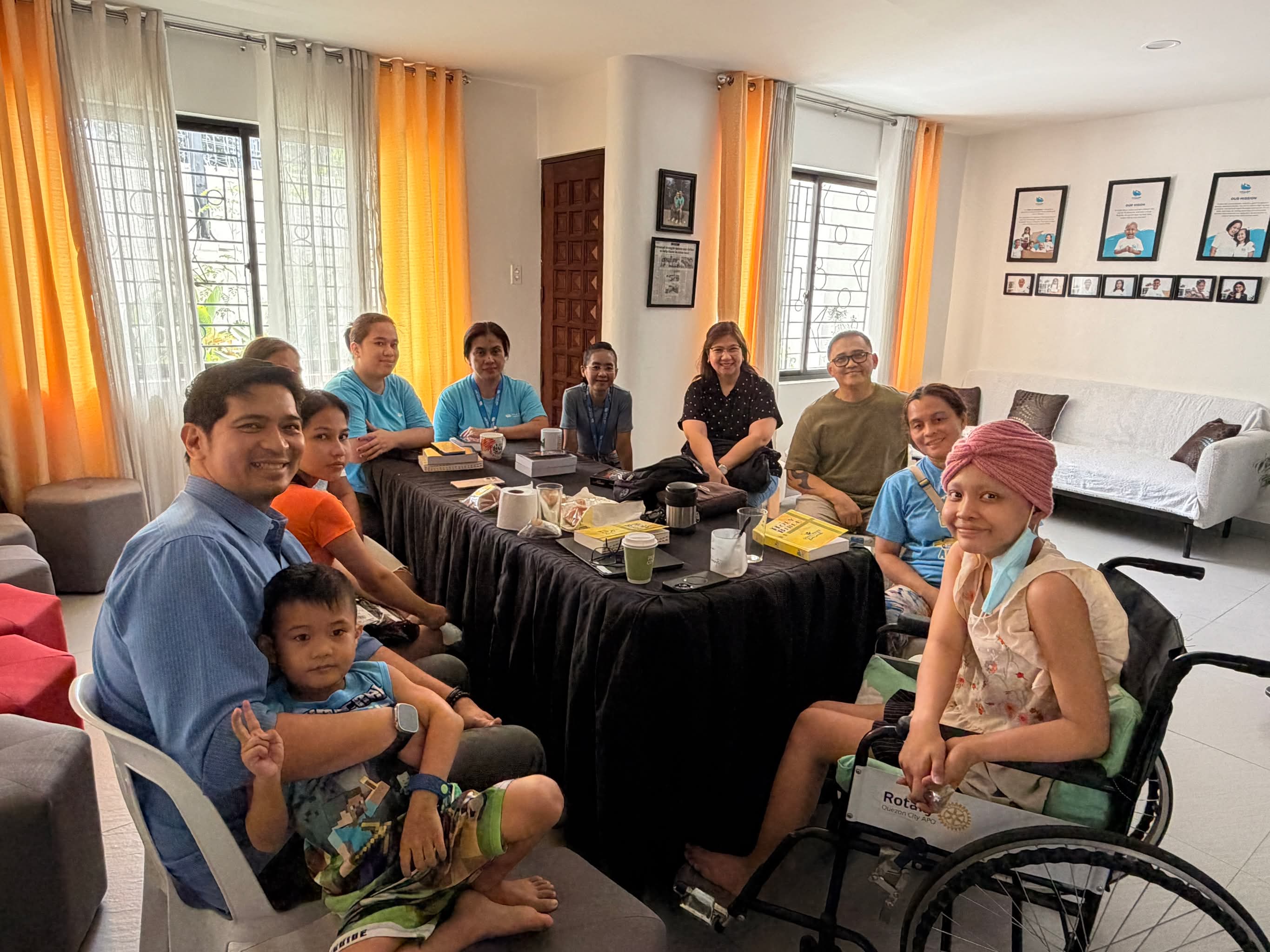 Little Ark families and team members gathered for fellowship and encouragement