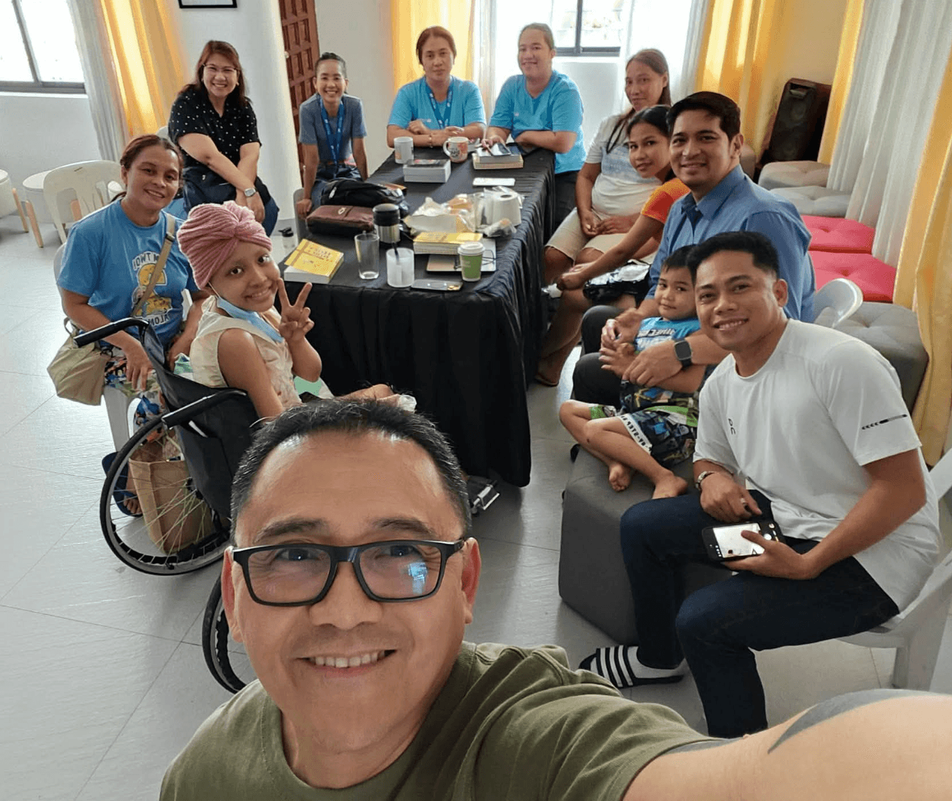 Little Ark families and team members gathered for fellowship