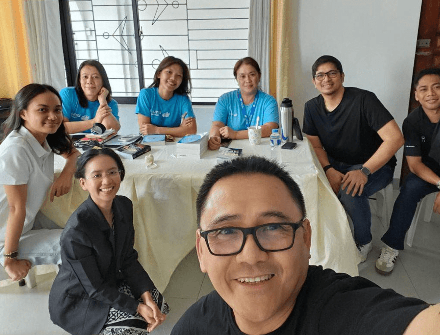 Little Ark team members gathered for faith-centered study and conversation