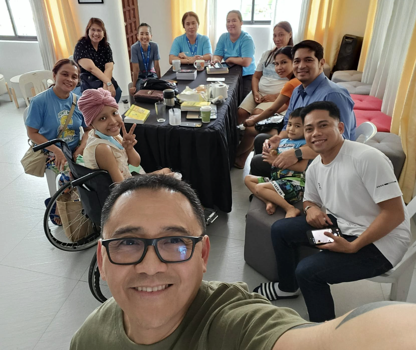Little Ark families and team members gathered for fellowship