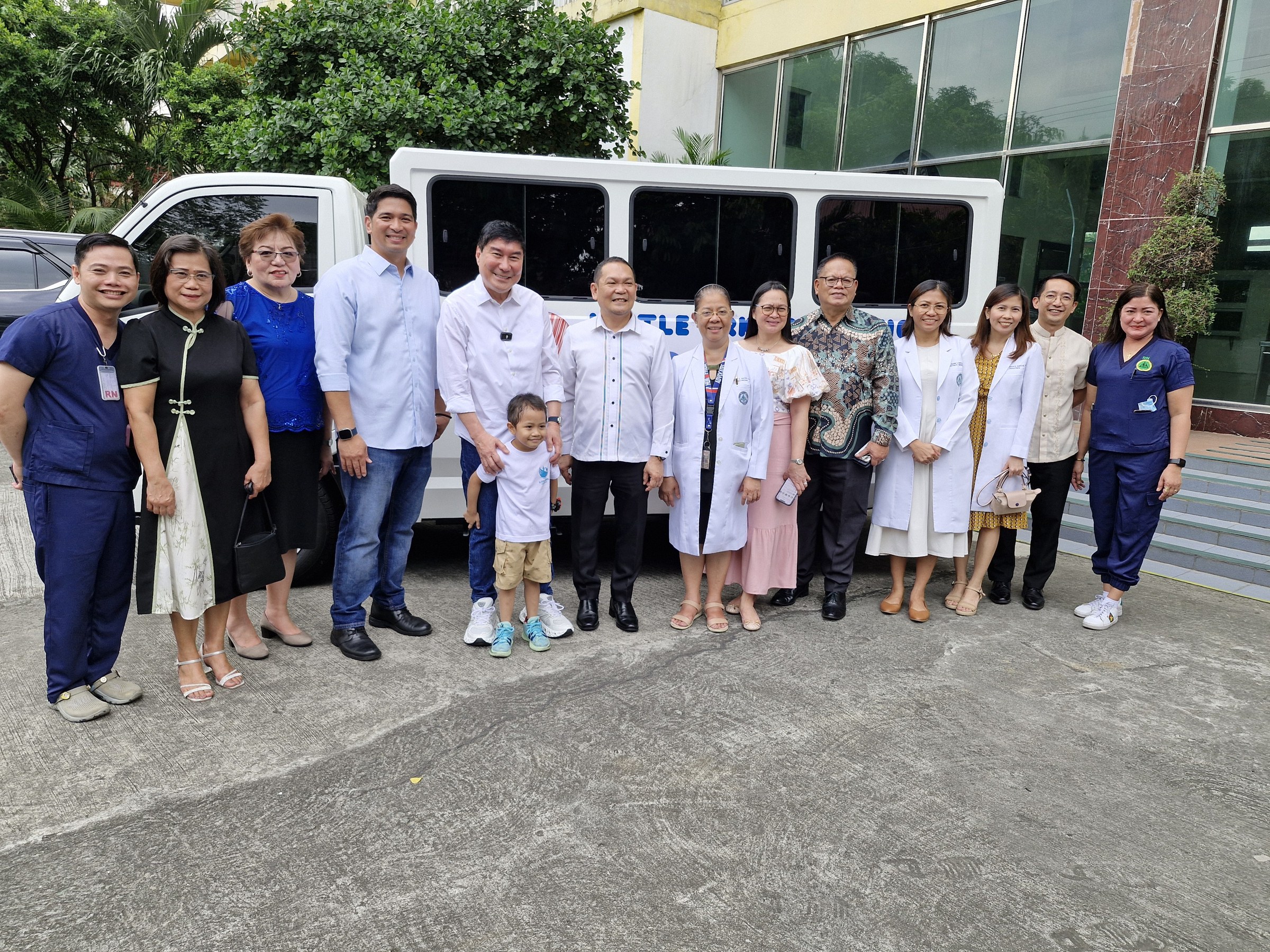 Little Ark supporters and families together at the Hope in Transit ceremony